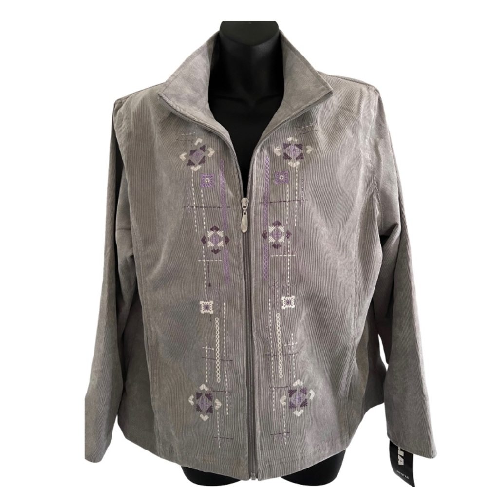 ALIA PEARL GREY JACKET
